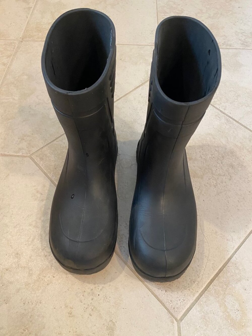 ACE Black Bullfrog PRO II Steel Toe Unisex Work Boots Shoes Crews Men 9 Women 11